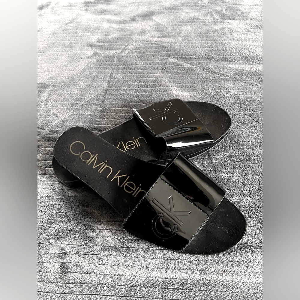 Calvin Klein Sandals - Black with Adjustable Strap
